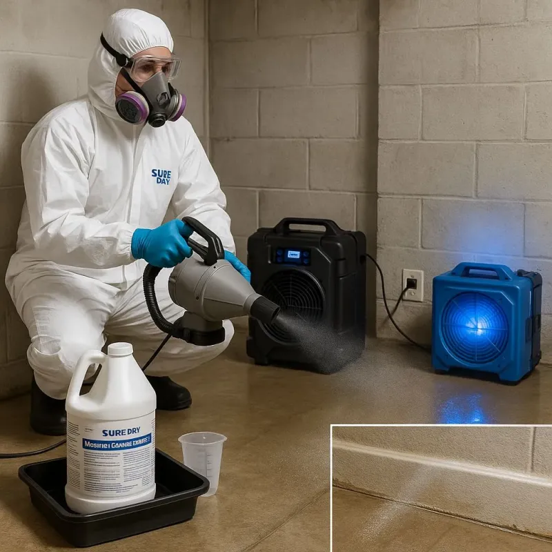 Sanitization and Odor Removal process in Willis, TX